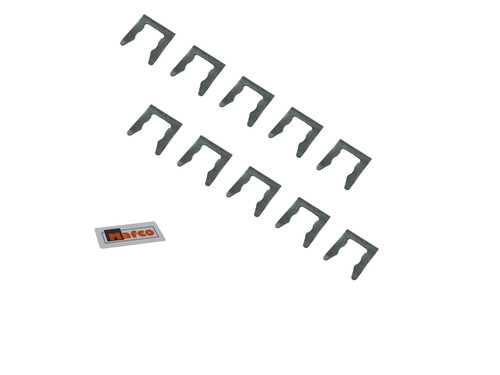10x halteklammer bremsschlauch - halteklammer,